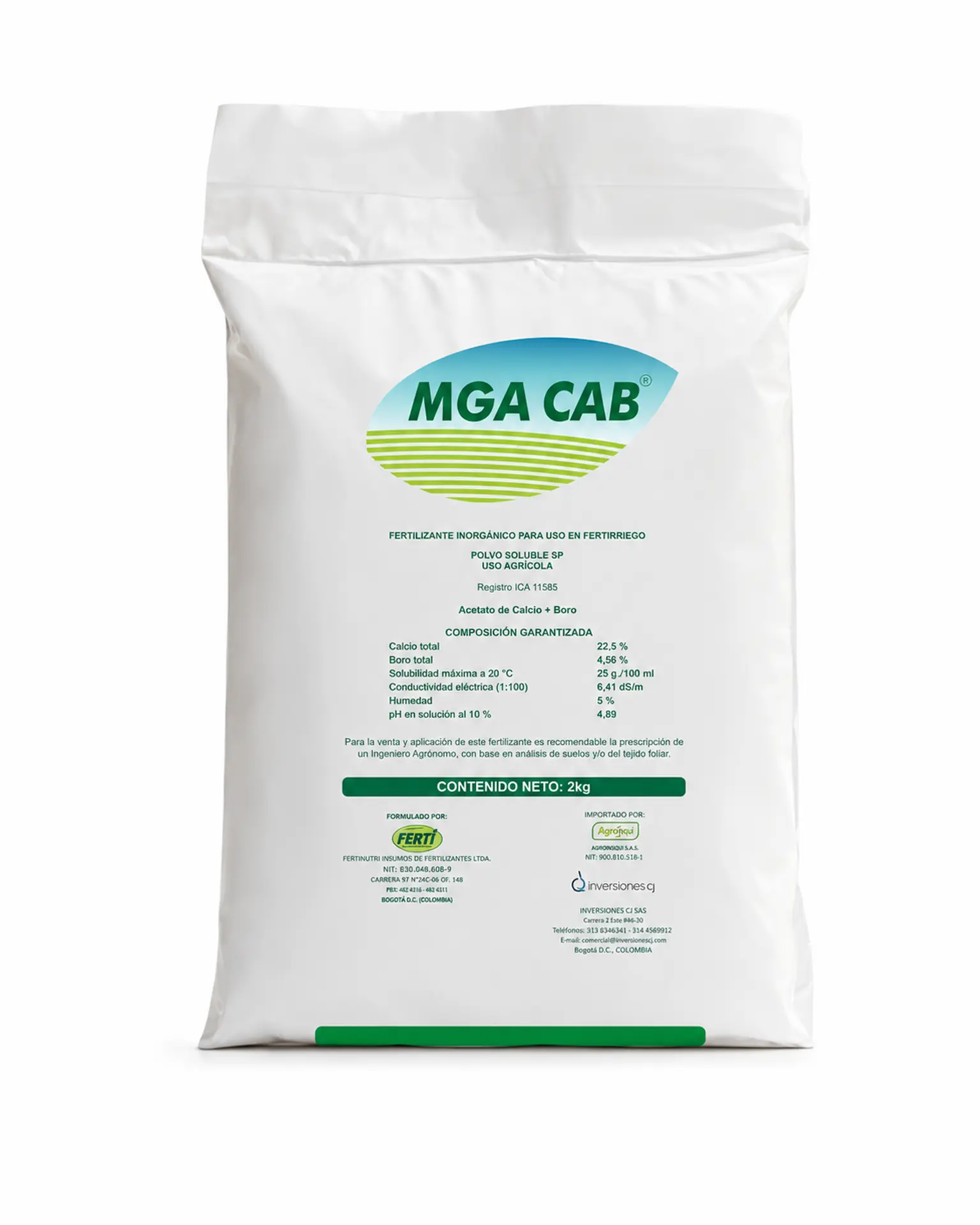 Envase de MGA CAB