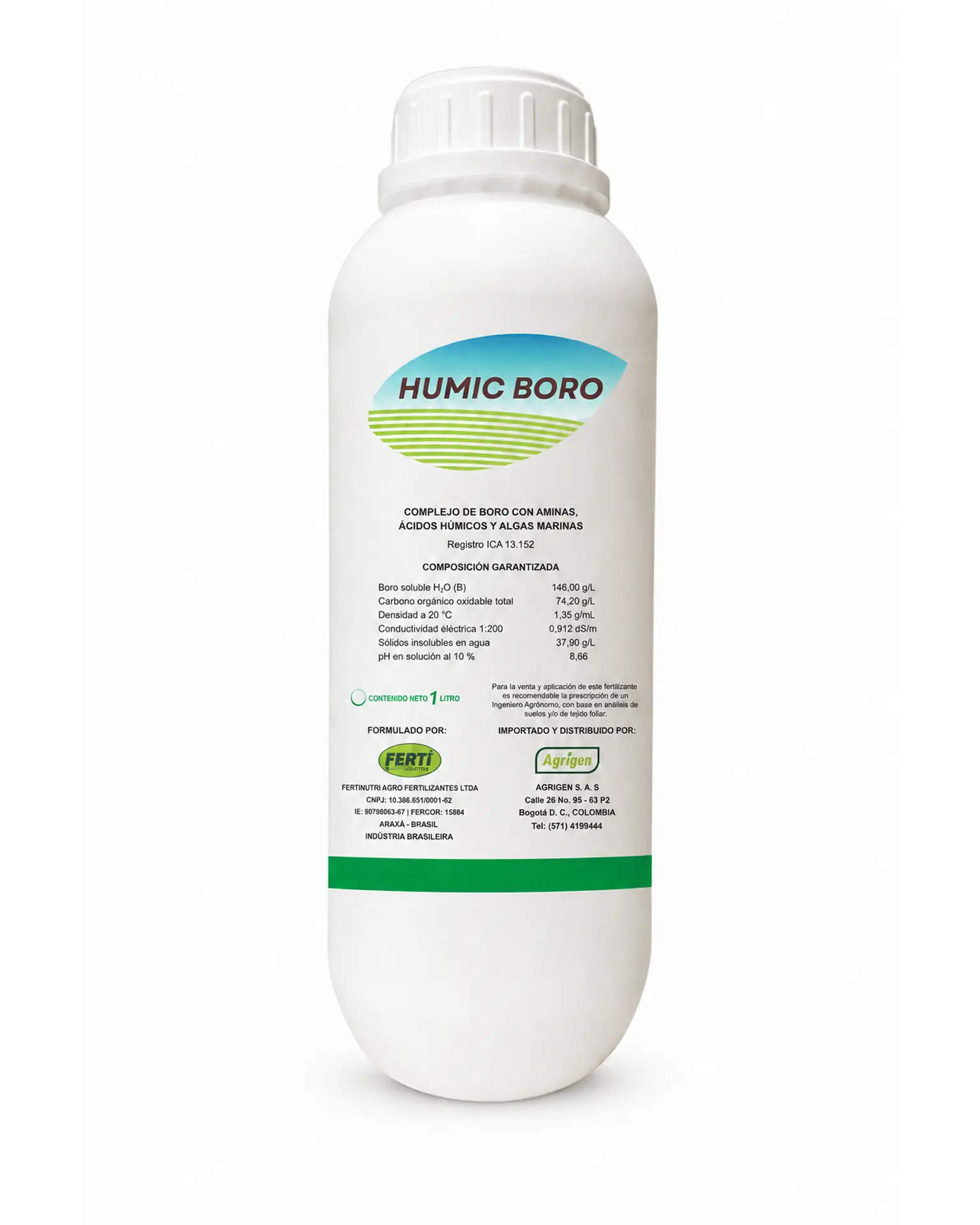 Envase de Humic Boro